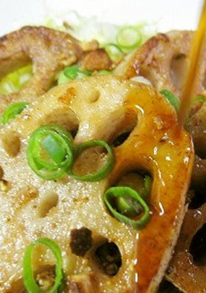 簡単∑(゜Д゜)れんこんソテーポン酢がけ-レシピのメイン写真