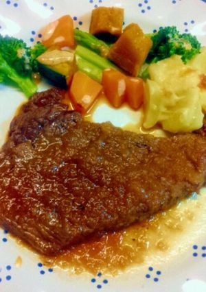 ワインなくても美味！ステーキソース-レシピのメイン写真
