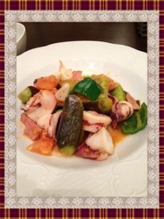 パスタにも♡イカと夏野菜のイタリアン炒め-レシピのメイン写真