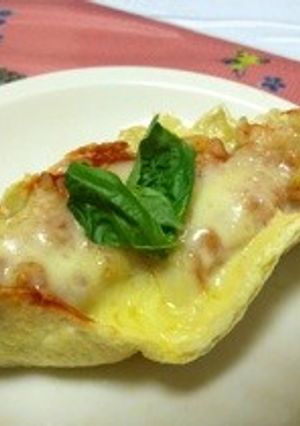 チーズとケチャップごはんの油揚げ焼き-レシピのメイン写真