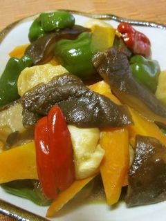 ピーマンと干し椎茸の炒め煮-レシピのメイン写真