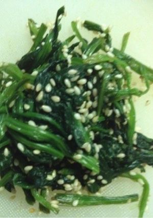 お弁当の色どり⭐ほうれん草のさっと和え♫-レシピのメイン写真