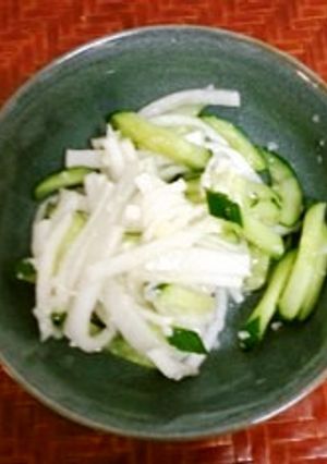 大根ときゅうりの塩麹和え-レシピのメイン写真