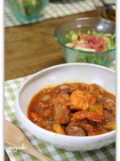 トマト缶deえびカレー-レシピのメイン写真