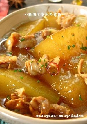 ■ほっこり甘め♪豚肉と冬瓜の煮物■-レシピのメイン写真