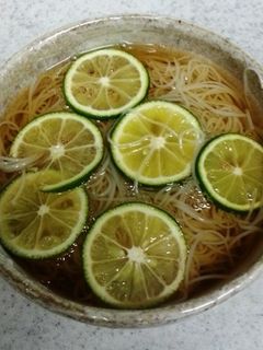 スダチ素麺-レシピのメイン写真