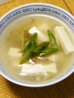 ザーサイと豆腐のスープ-レシピのメイン写真