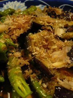 ナスと青唐辛子の焼きびたし-レシピのメイン写真