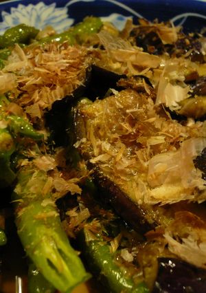 ナスと青唐辛子の焼きびたし-レシピのメイン写真