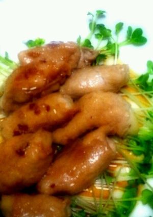 てり豚肉の長芋巻き-レシピのメイン写真