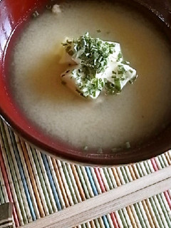 納豆とクリームチーズのお味噌汁-レシピのメイン写真