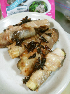 茄子の豚肉まき-レシピのメイン写真