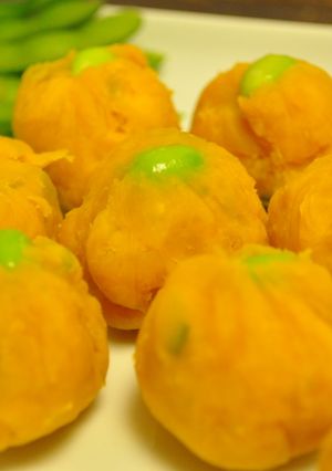カボチャのなんちゃって茶巾-レシピのメイン写真