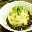 茄子の天ぷらの塩昆布つゆ浸し