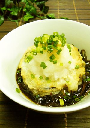 茄子の天ぷらの塩昆布つゆ浸し-レシピのメイン写真