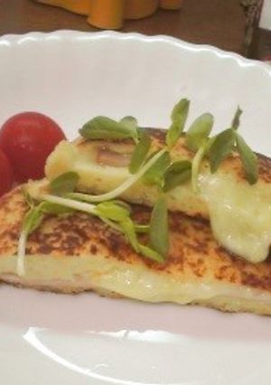 パン粉で作ろう♪とろ～りハムチーズパン❤-レシピのメイン写真
