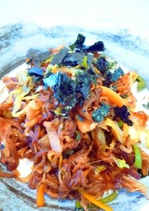 切り干し大根のみそだれソース焼きそば-レシピのメイン写真