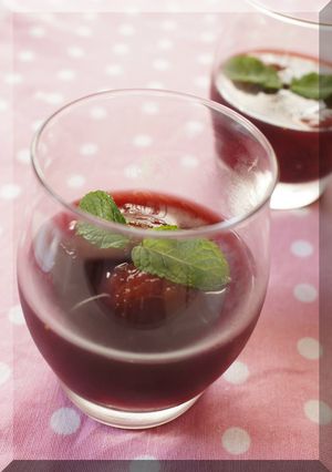 * いちじくのワインゼリー♪-レシピのメイン写真