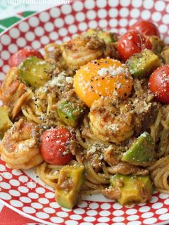 ✽海老&アボカド&トマトのカレーパスタ✽-レシピのメイン写真