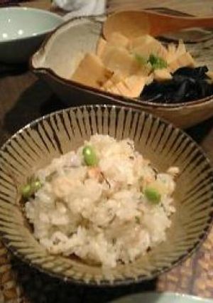 鯵と枝豆のまぜご飯-レシピのメイン写真