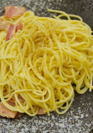 生クリーム不要の簡単カルボナーラ-レシピのメイン写真