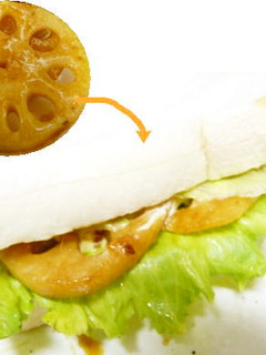 れんこんの照り焼きサンド-レシピのメイン写真