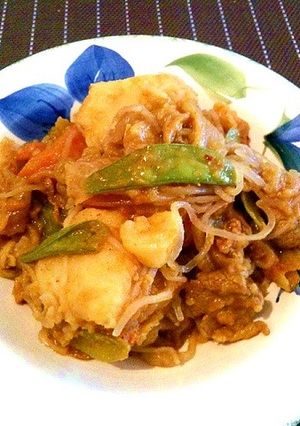 カレー風味のキムチ肉じゃが-レシピのメイン写真