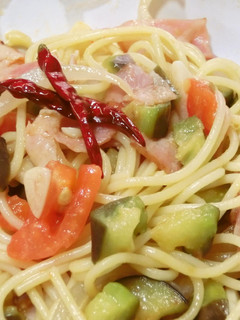茄子とトマトのパスタ-レシピのメイン写真