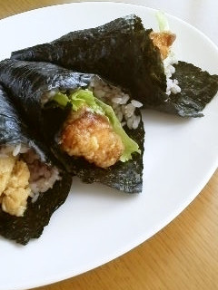 パパッと簡単♪雑穀のり巻き-レシピのメイン写真