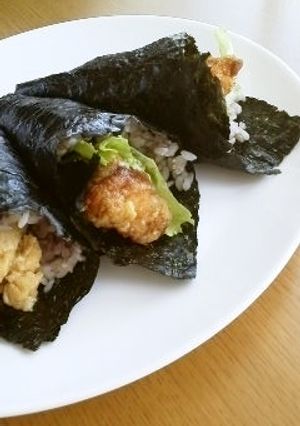 パパッと簡単♪雑穀のり巻き-レシピのメイン写真