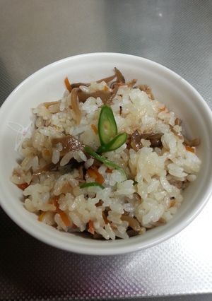秋さきどり♪きのこごはん-レシピのメイン写真