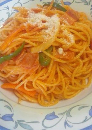うちの定番☆ナポリタンスパゲッティ-レシピのメイン写真