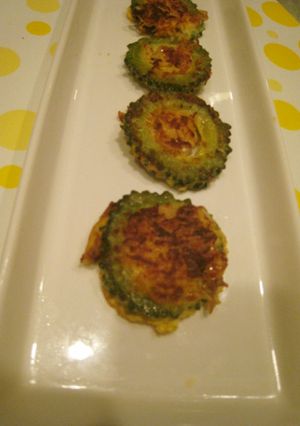 ゴーヤのかに風味マヨ味噌ピカタ-レシピのメイン写真