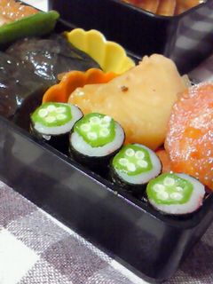 弁当■かにかまとオクラの海苔巻■-レシピのメイン写真