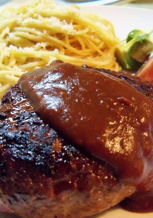 牛ハンバーグ-レシピのメイン写真