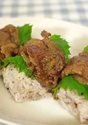 十六穀ごはんで肉巻きおにぎり-レシピのメイン写真
