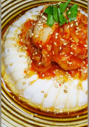 調理師考案！超簡単な韓国風キムチ冷奴-レシピのメイン写真
