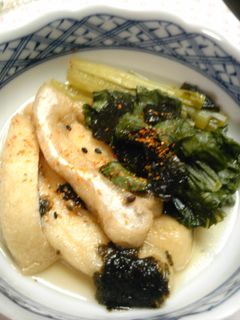 小松菜とうすあげの煮びたし~のり風味~-レシピのメイン写真