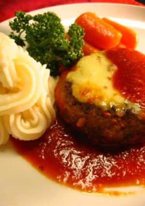 ハンバーグステーキ　イタリア風-レシピのメイン写真
