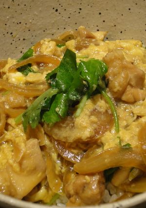 ウチの親子丼＊丼つゆの割合メモ＊-レシピのメイン写真