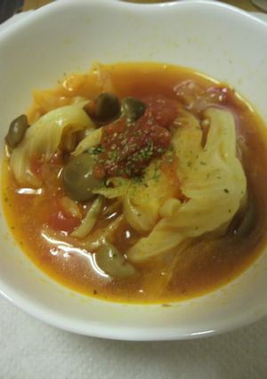 キャベツと豚さんのおいしいトマト煮-レシピのメイン写真