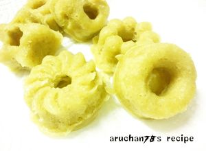 ❀胚芽押麦と片栗粉のモチモチ緑茶パン❀-レシピのメイン写真