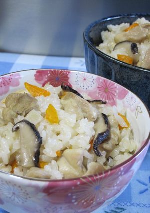 皆大好き♡お母さんの炊き込みご飯（鶏飯）-レシピのメイン写真