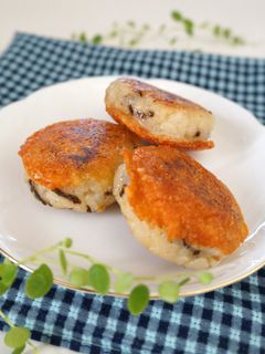 塩昆布味☆カリカリチーズの残りご飯おやき-レシピのメイン写真