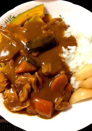 かぼちゃとキノコとナスの秋味カレー-レシピのメイン写真