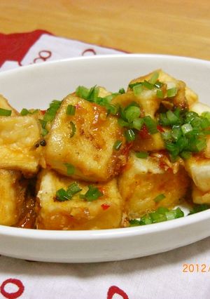 ビールが進む!?豆腐のピリ辛炒め-レシピのメイン写真