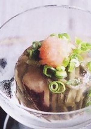 タコと旬菜の煮凍り(にこごり)-レシピのメイン写真