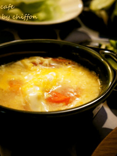 *トマトと卵のスープ*-レシピのメイン写真
