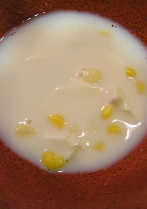 コーンのミルク味噌スープ-レシピのメイン写真
