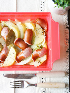 ポークソーセージの煮込み風-レシピのメイン写真